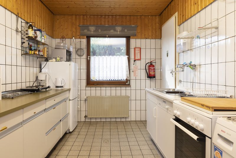 Küchenzeile im Apartment